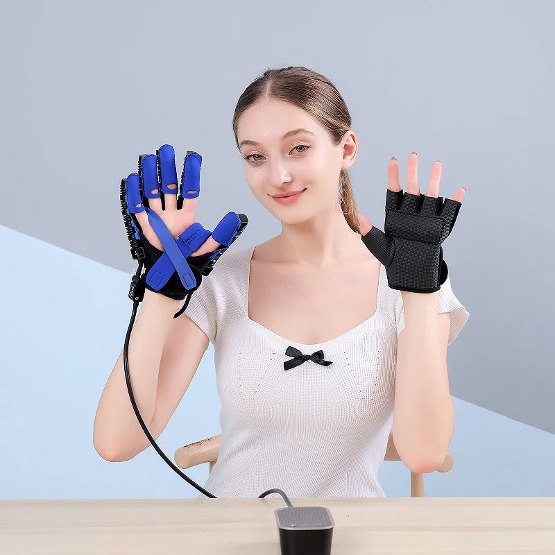 Rehabilitation Robot Gloves - Stroke Cerebral Palsy - Back View | Alpha Medical Care