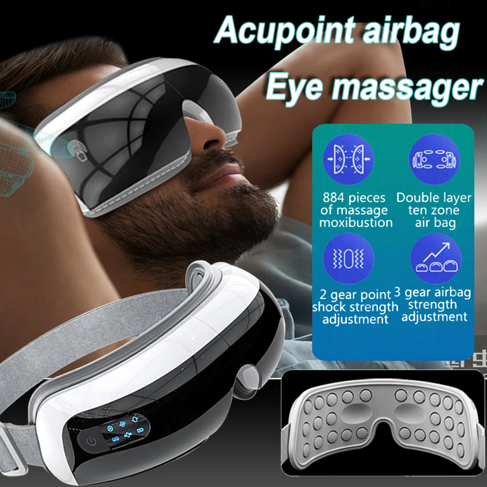 Electric Airbag Eye Massager - Heated Hot Compress | Alpha Medical Care