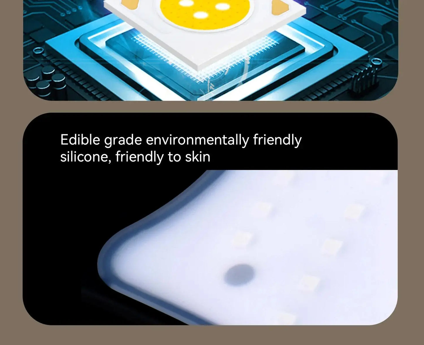 Hello Face Red Light Therapy Mask - Face & Neck Infrared LED - View 26 | Alpha Medical Care