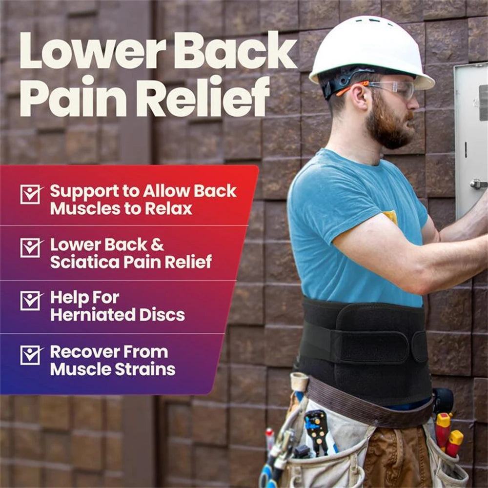 Lower Back Brace - 6 Stays Anti-Skid Lumbar Support - View 26 | Alpha Medical Care