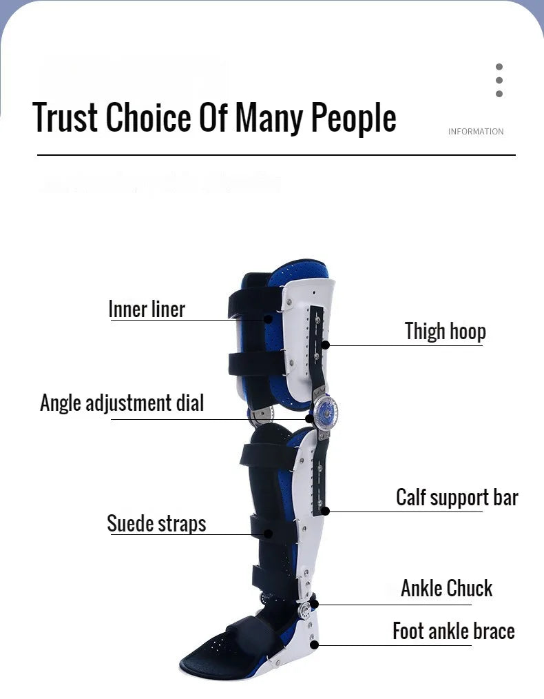 Adjustable Knee Brace - Orthopedic Leg Support & Pain Relief - View 9 | Alpha Medical Care