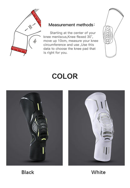 Basketball Knee Pad - Honeycomb Shock Protection - View 13 | Alpha Medical Care