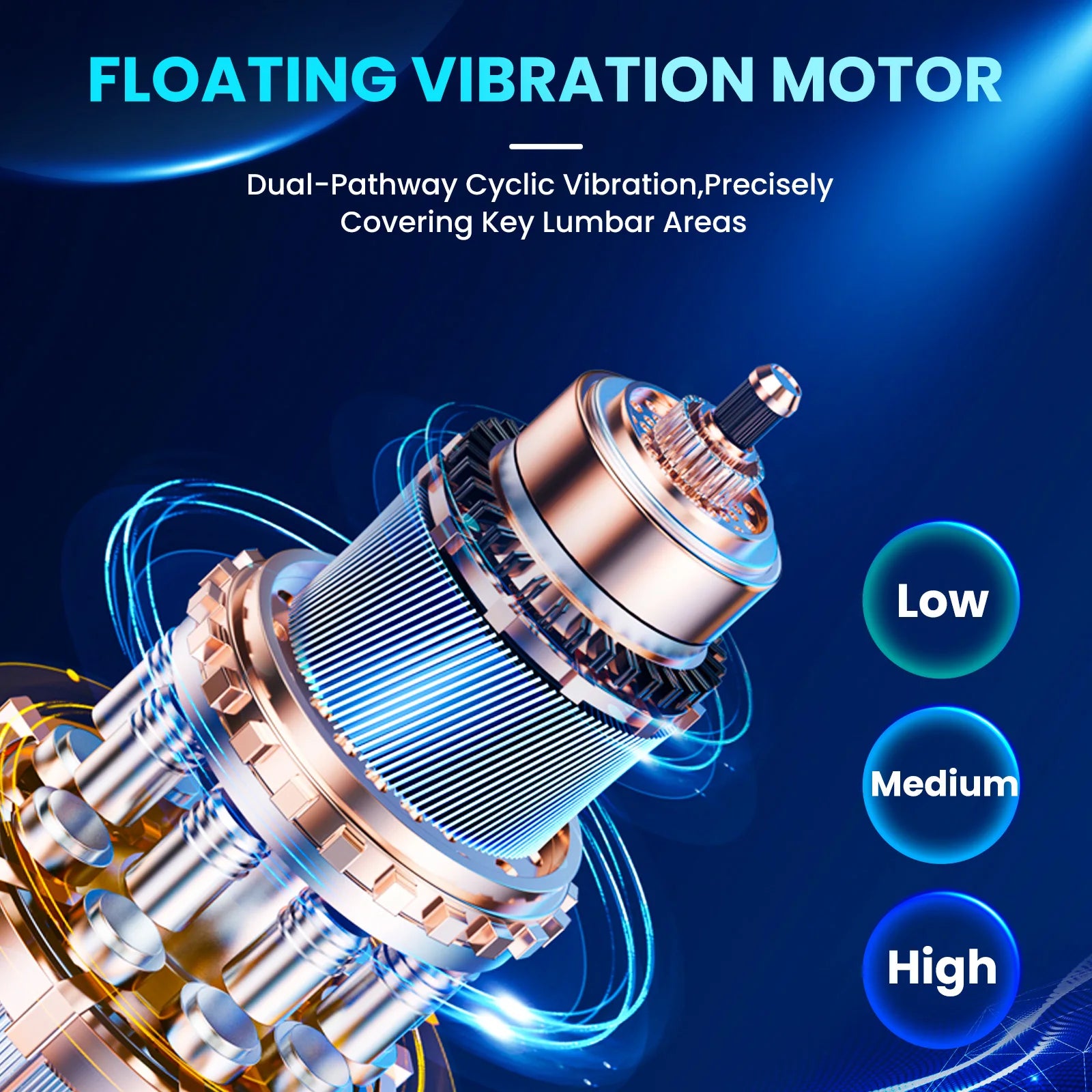 Electric Lumbar Massager - Heated Vibration Back Brace - View 13 | Alpha Medical Care