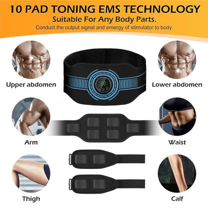 EMS Abdominal Toning Belt - Muscle Stimulator & Body Shaping - In Use | Alpha Medical Care