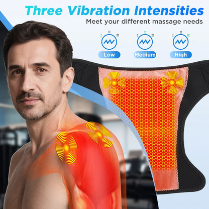 Vibration Shoulder Steamer - Heated Belt Massager - View 32 | Alpha Medical Care