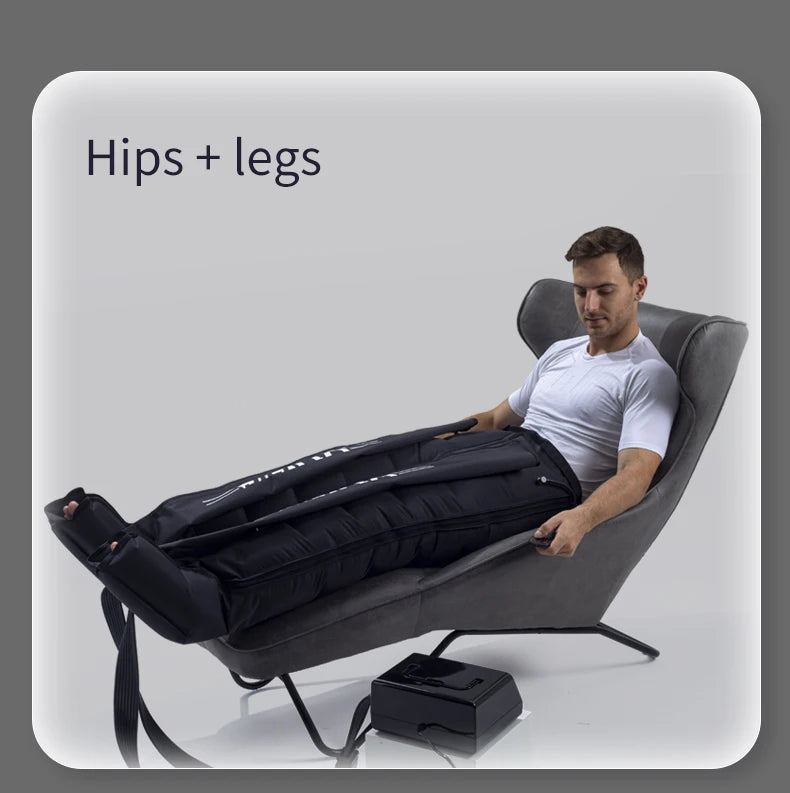 Leg Recovery Boots - 6 Chambers Air Compression Massager - View 11 | Alpha Medical Care