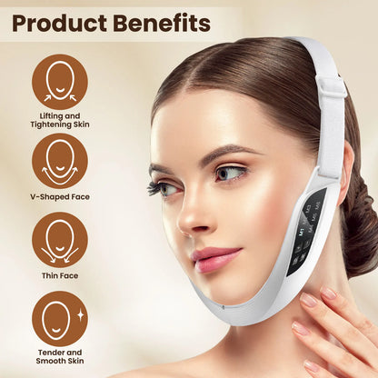 EMS V-Face Lifting Device - 6 Modes Microcurrent Massager - Close-Up | Alpha Medical Care