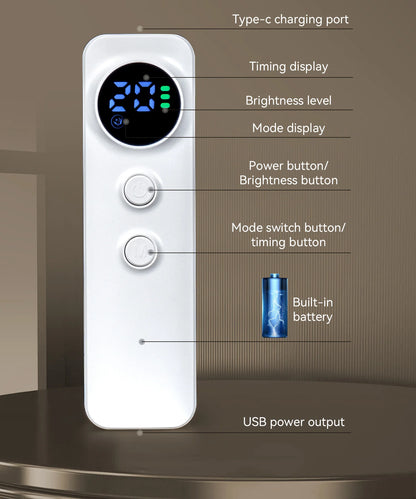 Hello Face Red Light Therapy Mask - Face & Neck Infrared LED - View 22 | Alpha Medical Care