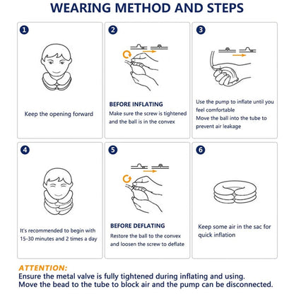 Cervical Neck Traction Device - Inflatable Home Relief - View 23 | Alpha Medical Care