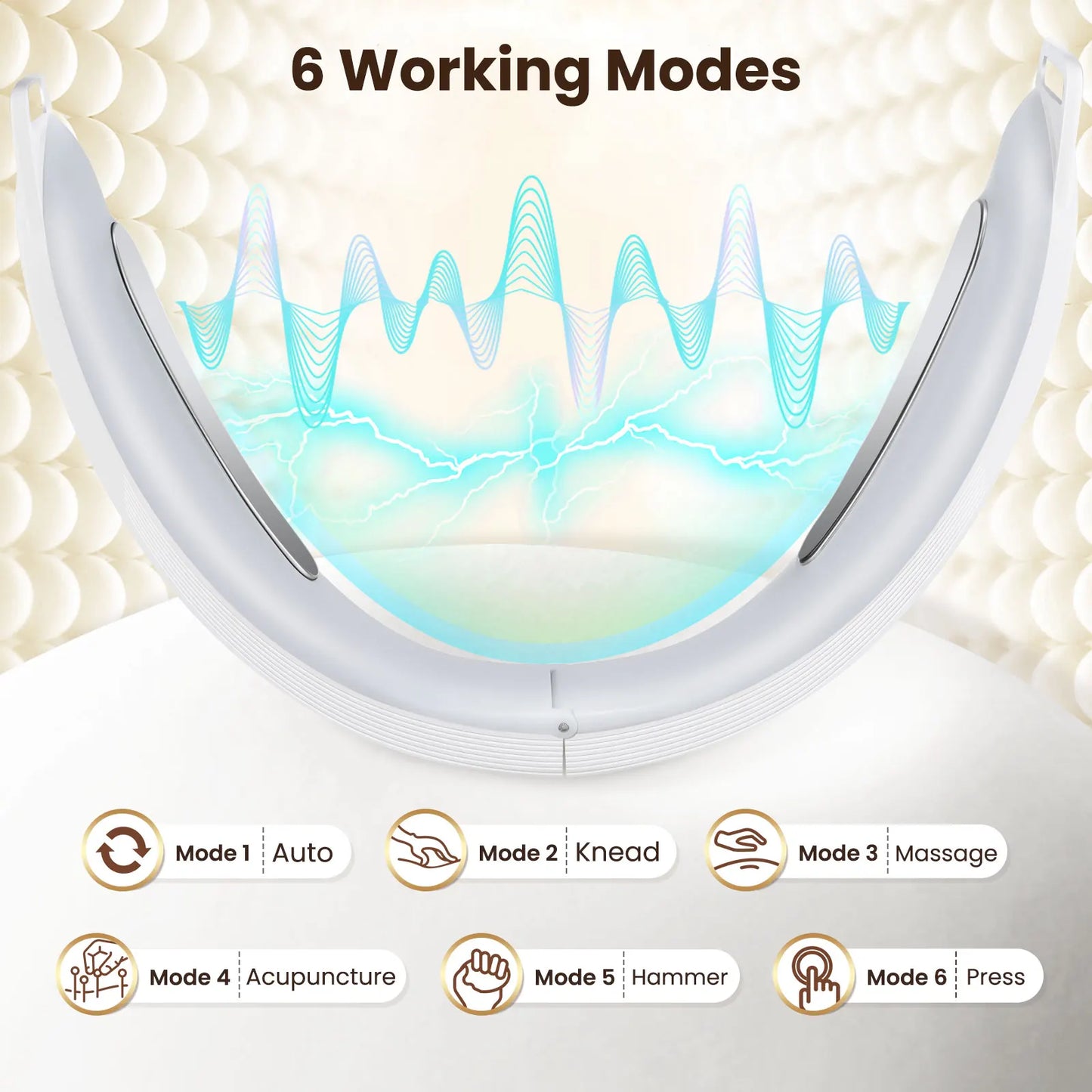 EMS V-Face Lifting Device - 6 Modes Microcurrent Massager - In Use | Alpha Medical Care